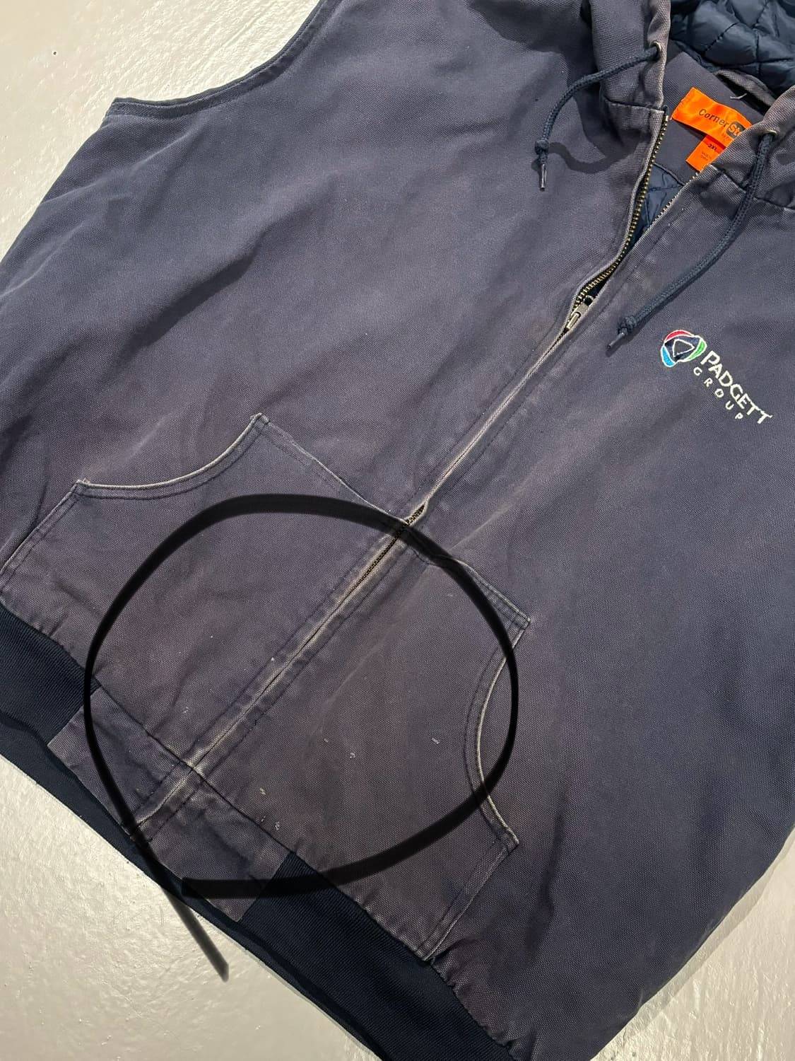 빈티지 워크 자켓 베스트 조끼 상품이미지8