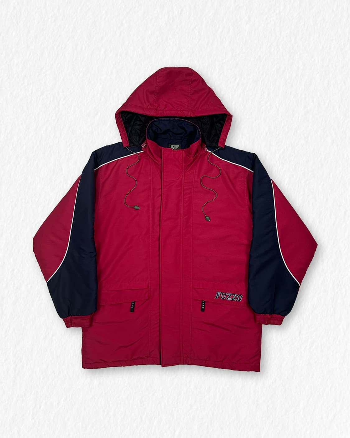 푸조 누빔 후드 점퍼 상품이미지1