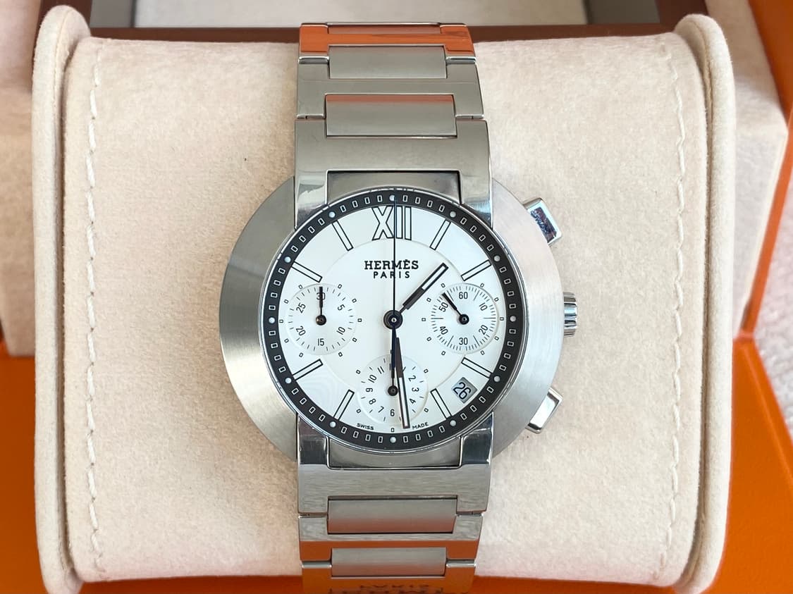 에르메스 노마드 NO1.910 남성용 쿼츠 39mm 화이트 다이얼 상품이미지4