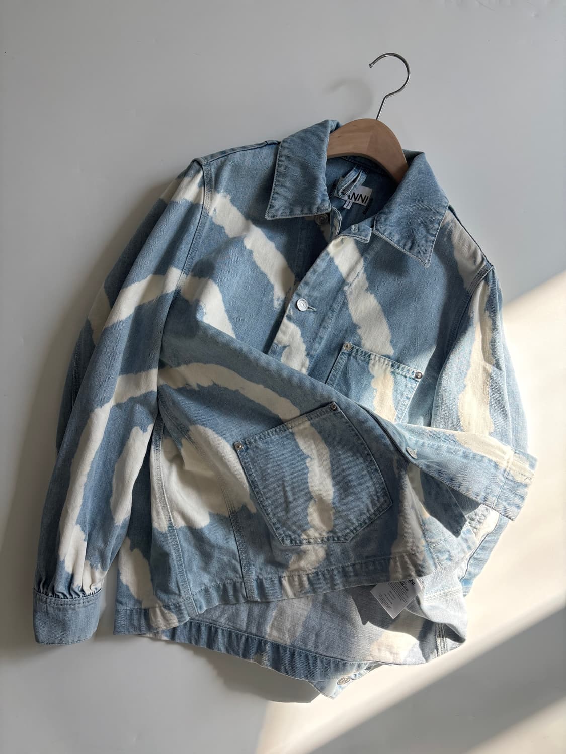 GANNI 가니 연청 데님 자켓  상품이미지1