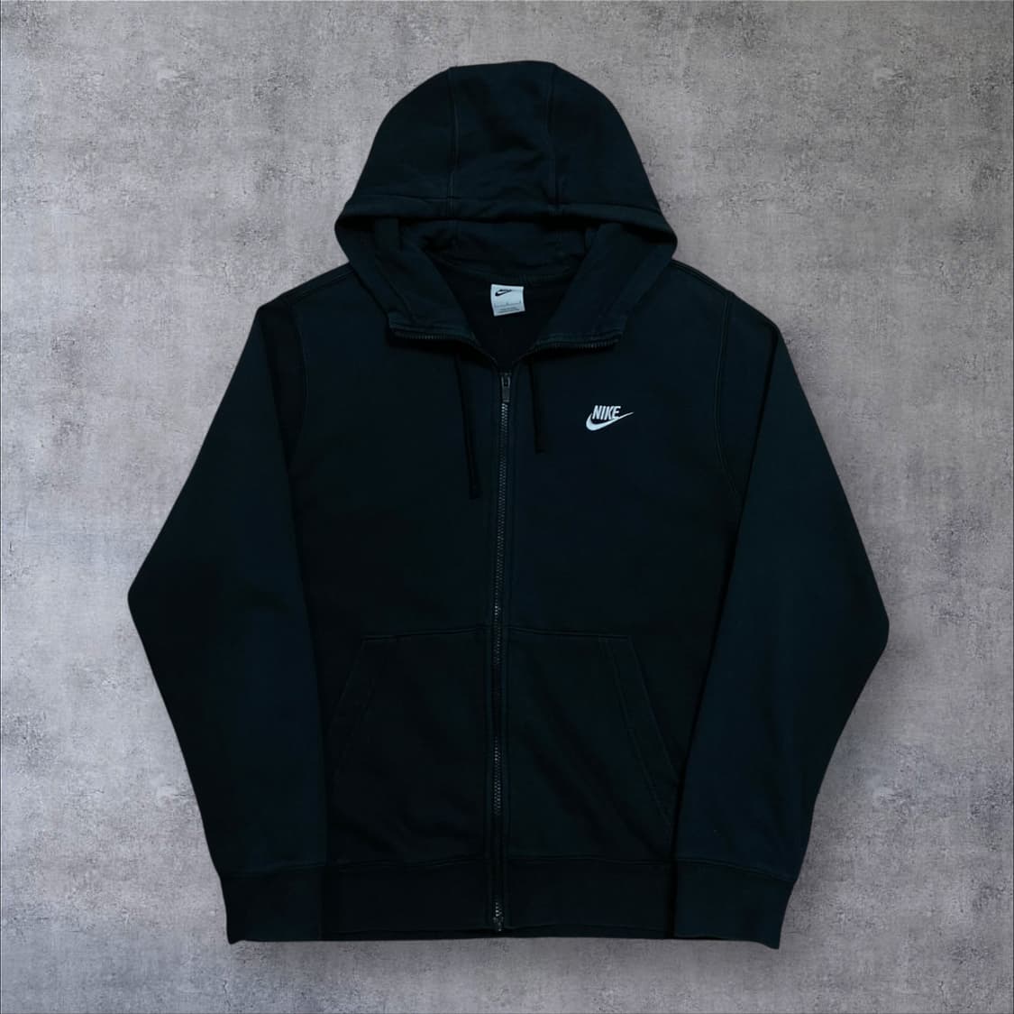 나이키 퓨추라 스몰 로고 블랙 후드 집업 상품이미지1