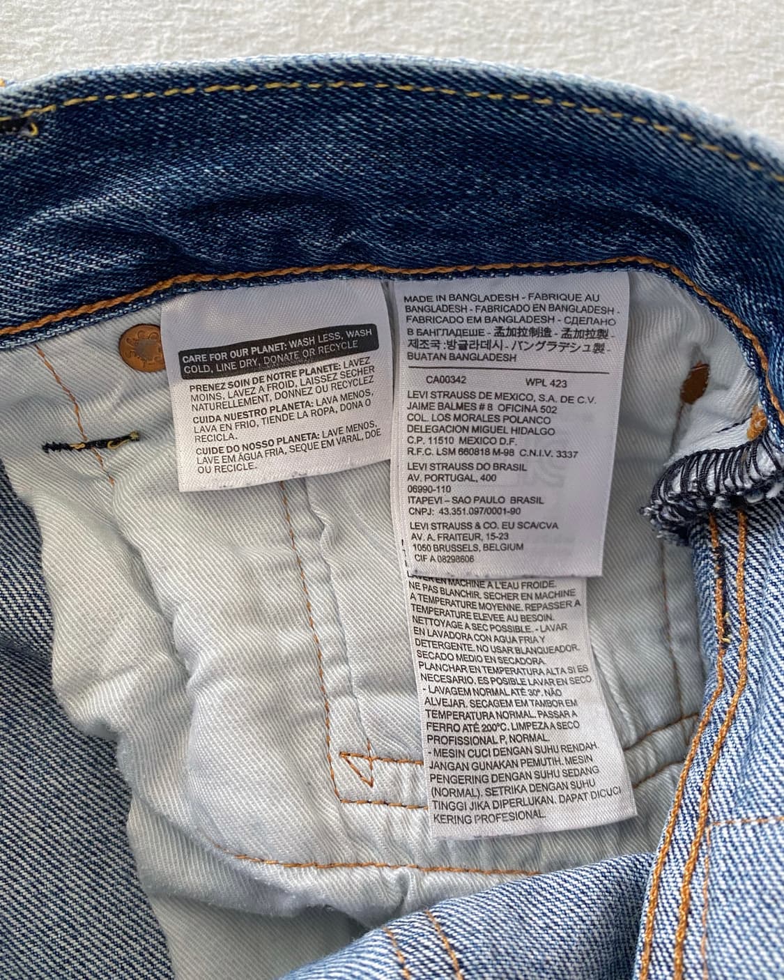 리바이스 501 데님 팬츠 001 상품이미지9