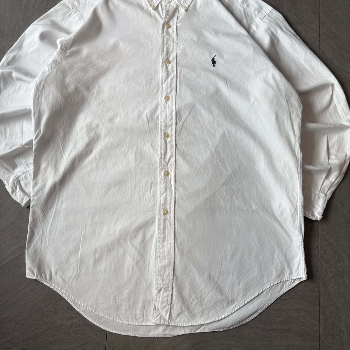 폴로 정품 화이트 클래식 포니 로고 포플린 셔츠 상품이미지4