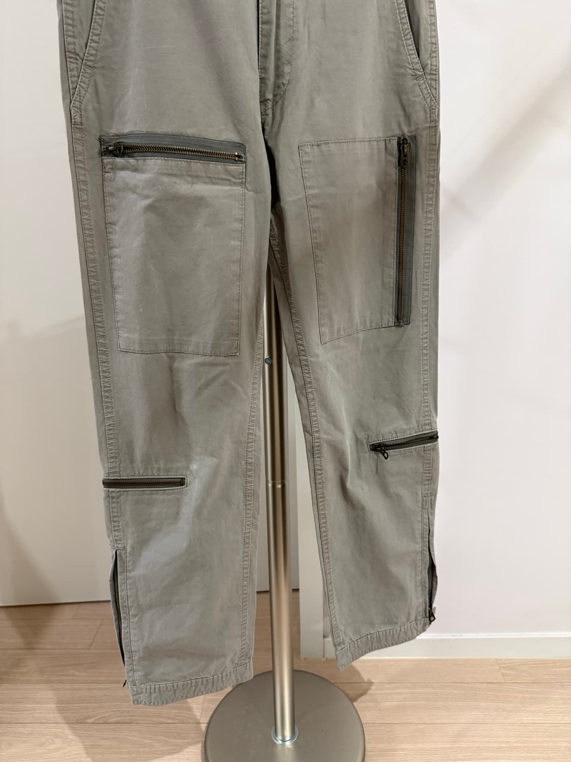UNUSED 언유즈드 지퍼 카고 팬츠 상품이미지3