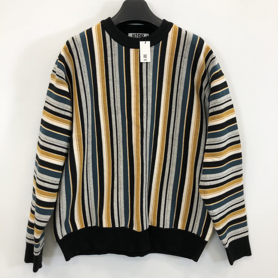 KLOR 클로어(새상품) 버티컬 스트라이프니트 L  상품이미지1