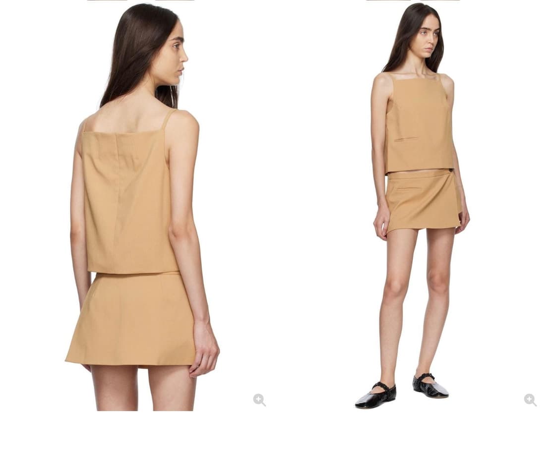 [Sale] Sandy Liang Camel Wool-Blend Tank 상품이미지2