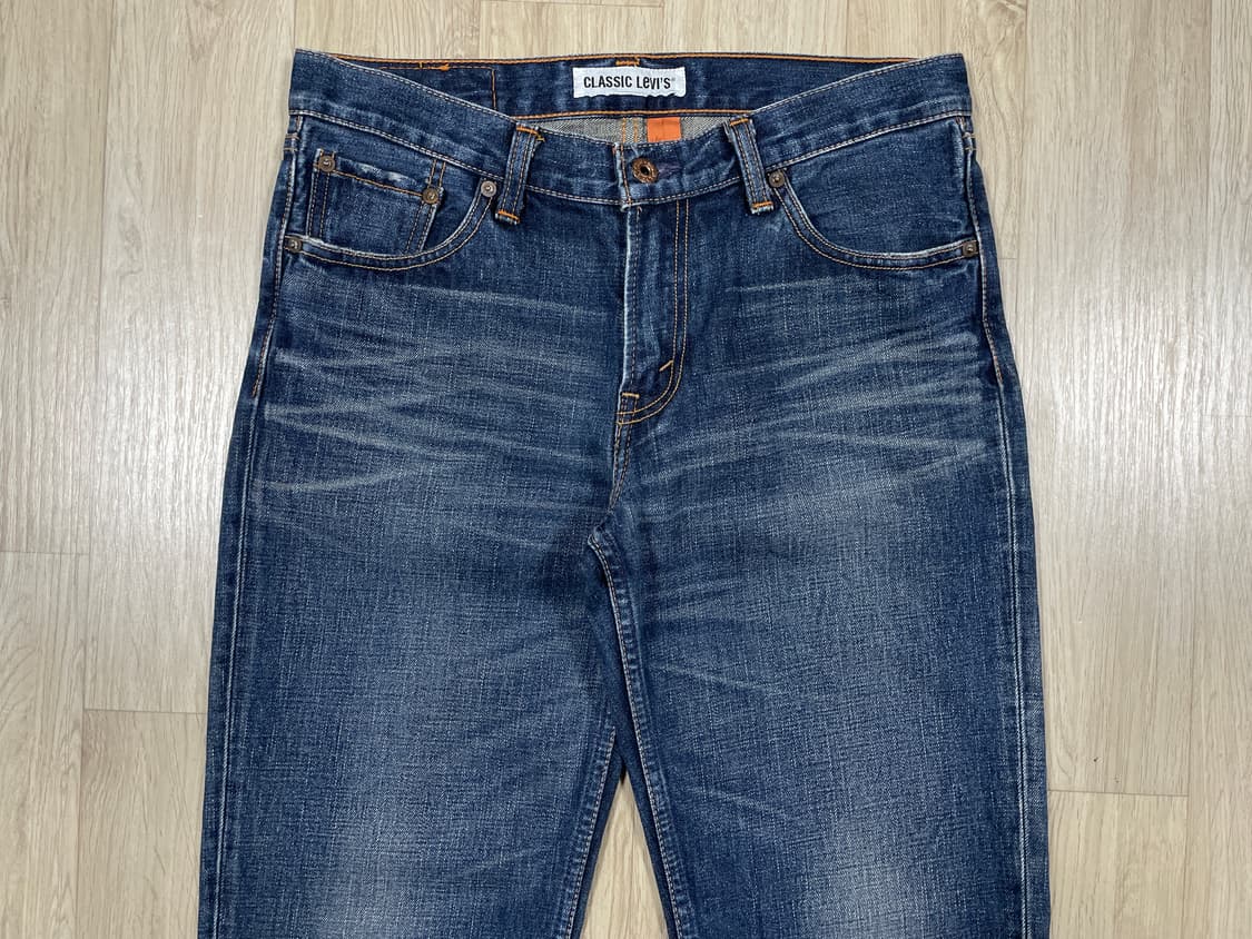 30) 00's 리바이스 재팬 클래식 502 하드워싱 데님팬츠(일본제) 상품이미지5