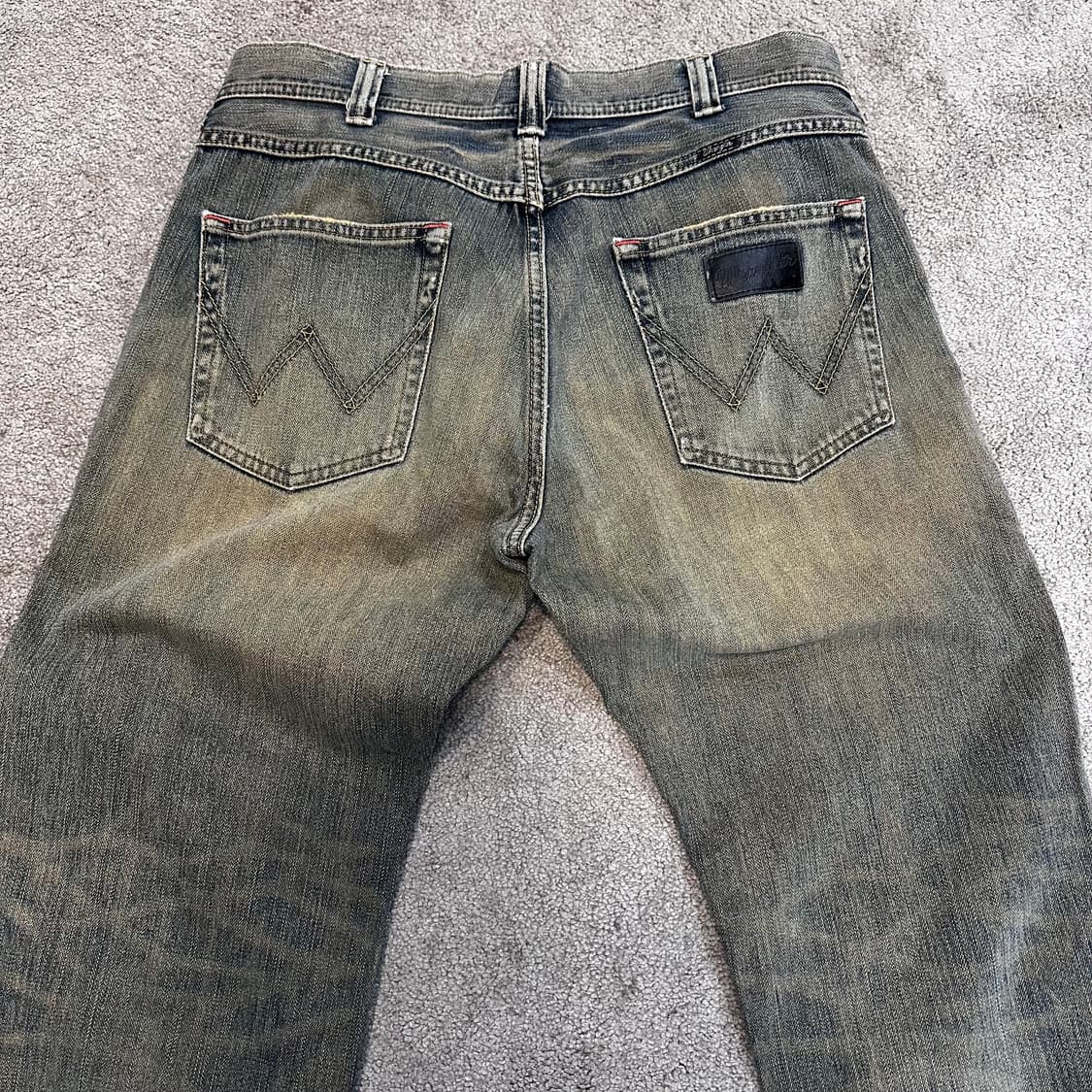 랭글러 빈티지워싱 루즈 스트레이트 데님 팬츠(34) 상품이미지9