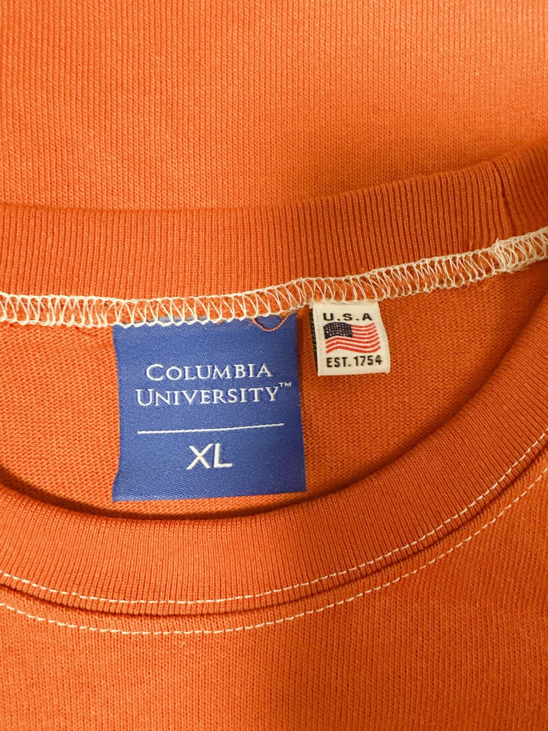 [컬럼비아 유니버시티] 라이온즈 로즈볼 로고 반팔 티셔츠 오렌지 (105 상품이미지3