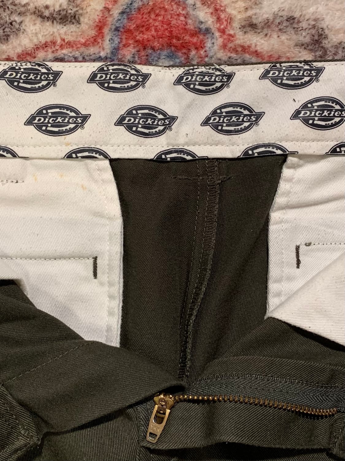 디키즈 874 큐빅 해골 올리브 팬츠 상품이미지5