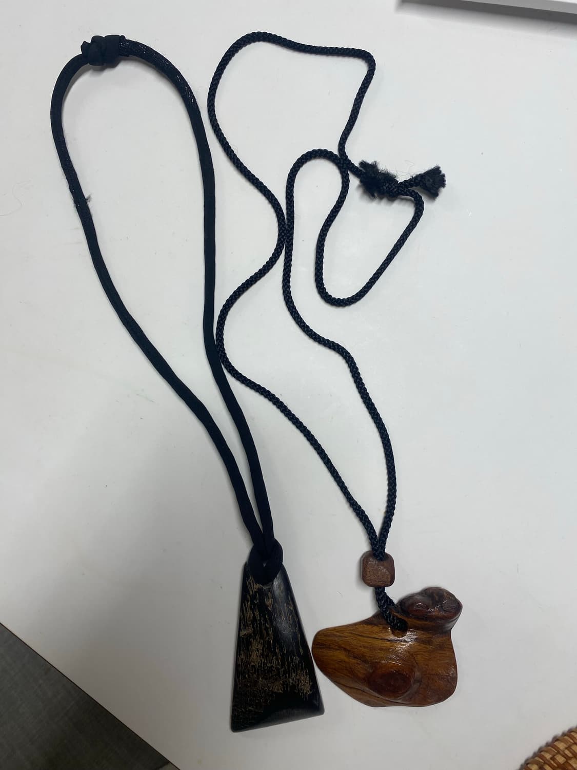 나무 팬던트 우드 목걸이 2세트 상품이미지3