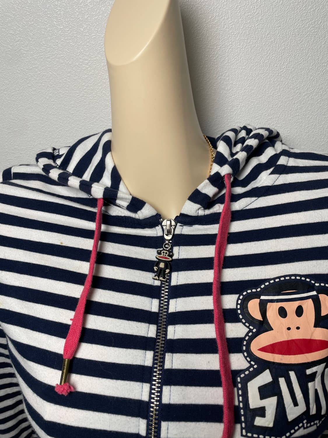 빈티지 줄리어스 폴프랭크 스트라이프 후드집업 상품이미지8