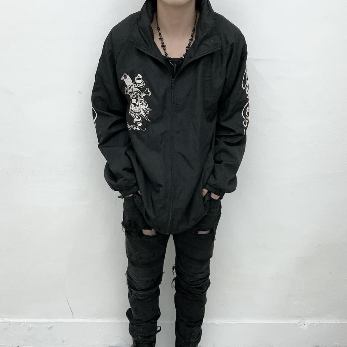 Edhardy skull printing windbreaker 상품이미지2