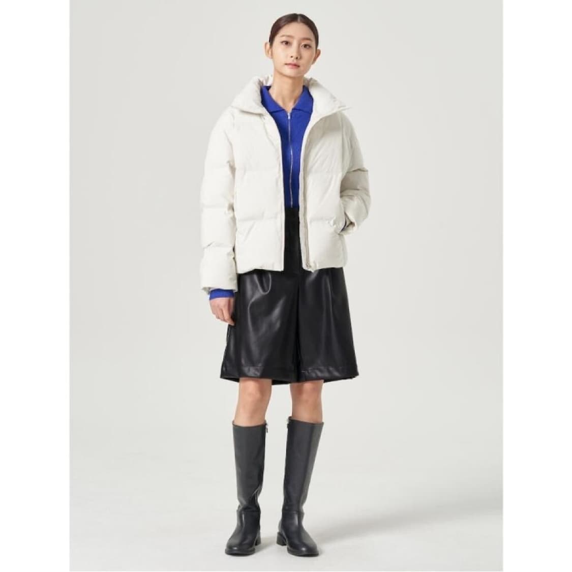 에잇세컨즈 숏패딩 80(XS) 아이보리 상품이미지3