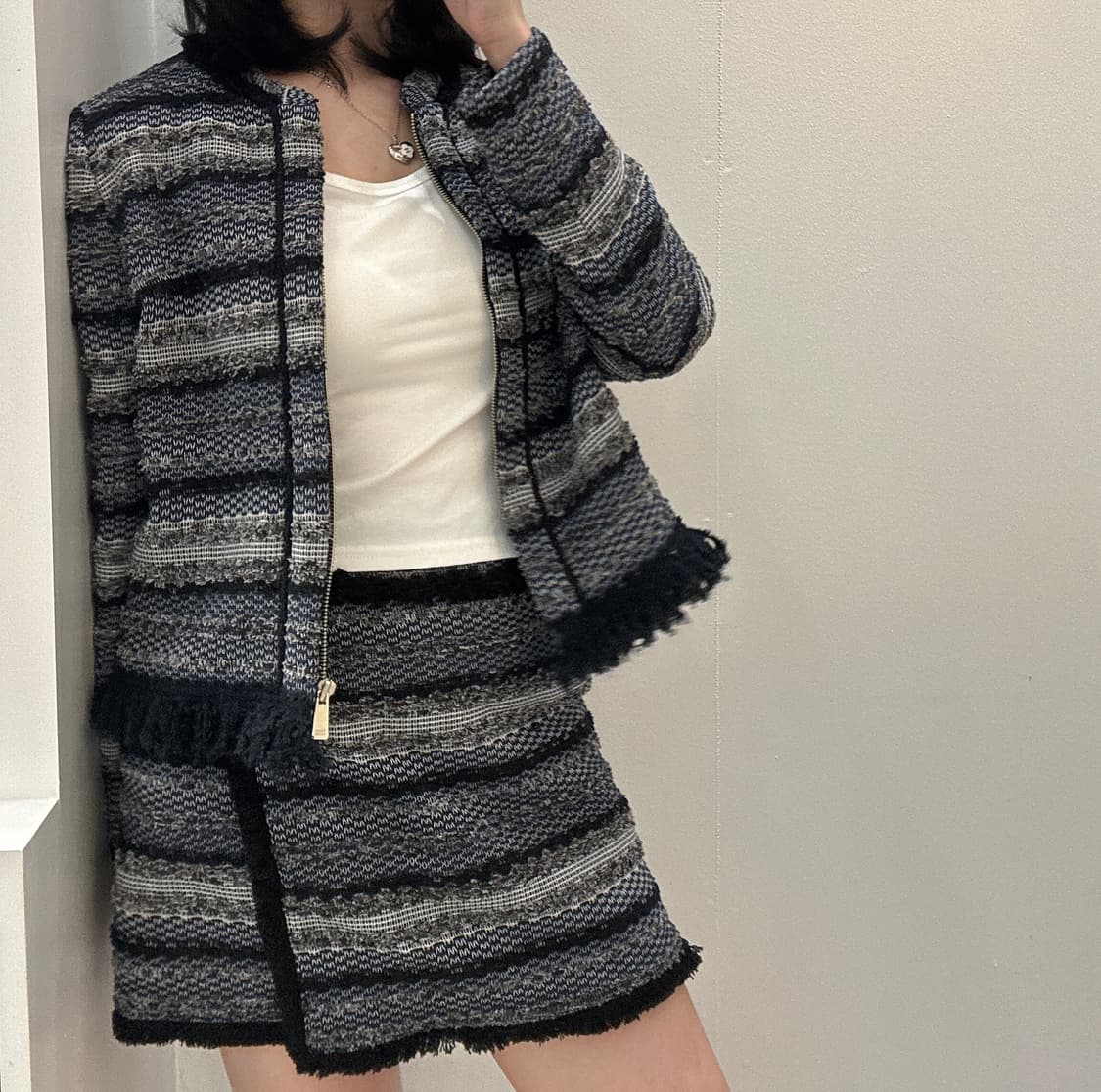 타스타스 트위드 투피스 상품이미지3