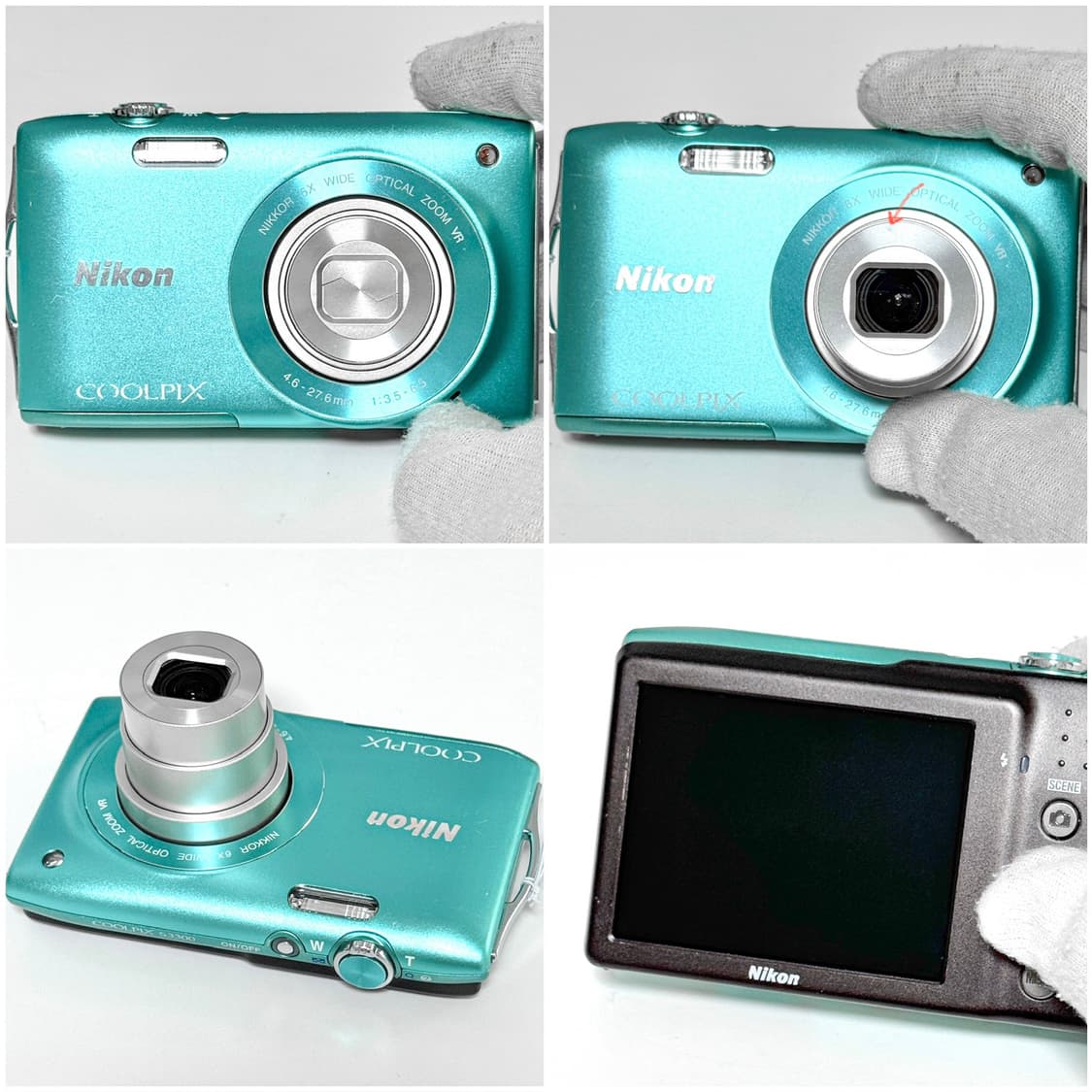 니콘 쿨픽스 S3300 민트 빈티지디카 상품이미지4