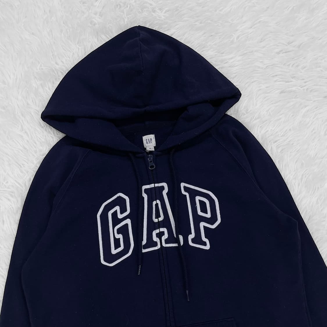 갭 GAP 빅 로고 후드집업 네이비 상품이미지3