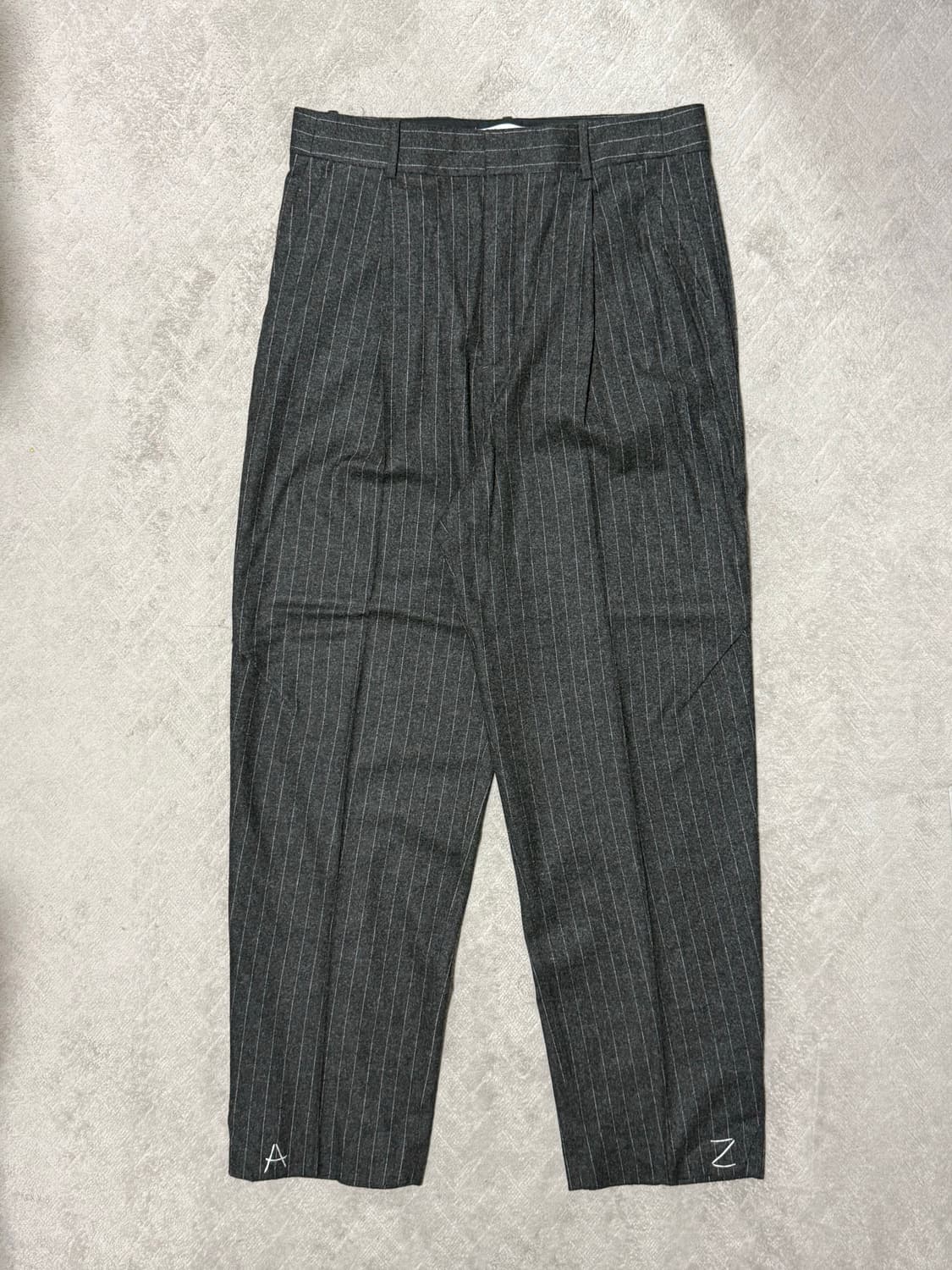 아더에러 자라 스트라이프 트라우저 그레이 M 상품이미지2