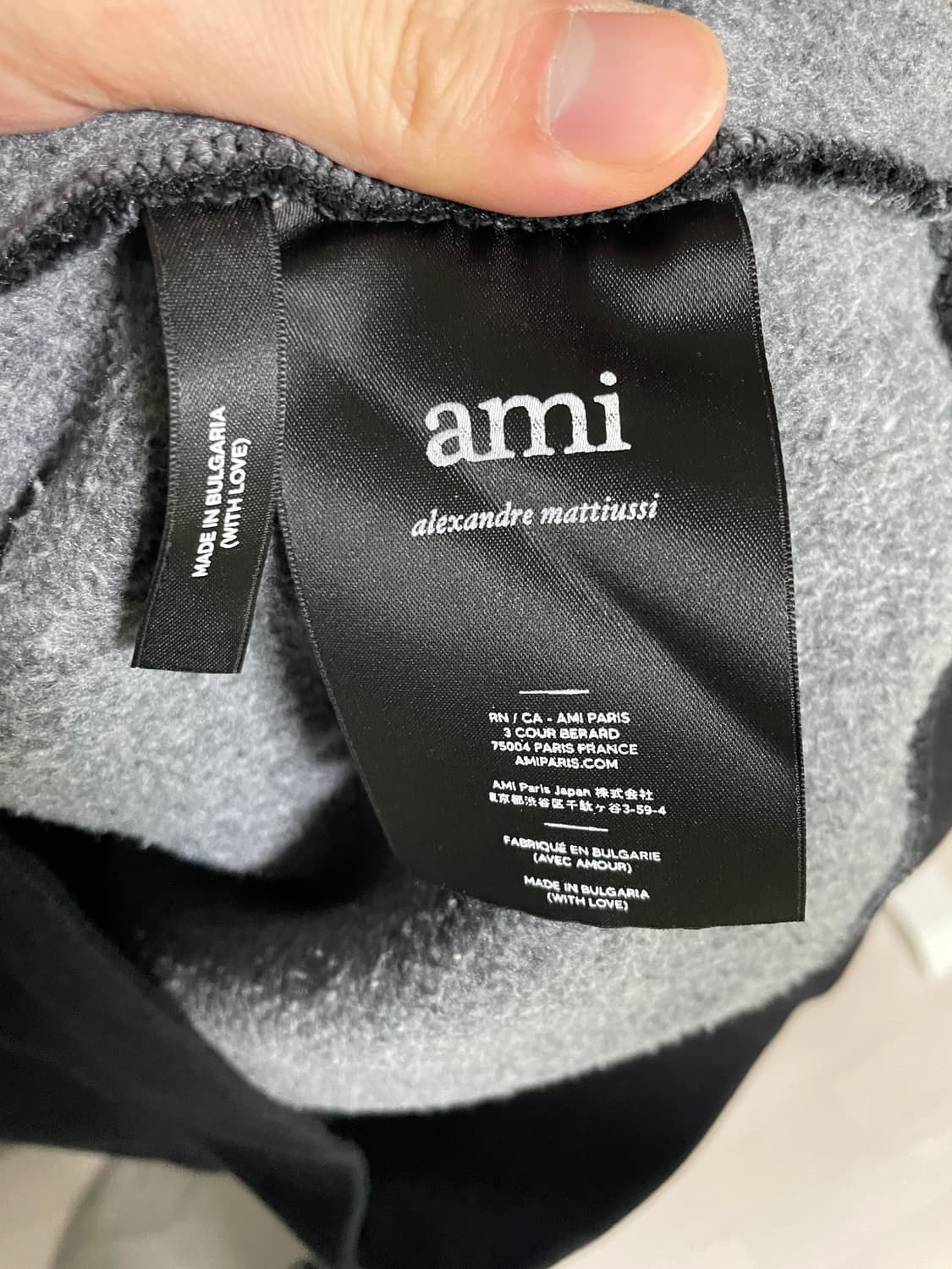 아미 ami 에펠탑 프린팅 포스트카드 맨투맨 상품이미지4
