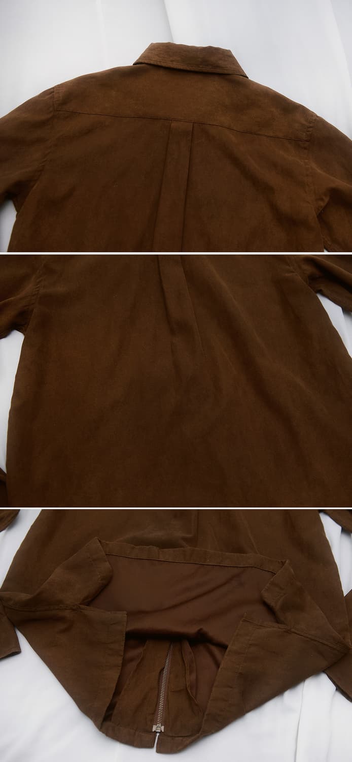 MCM 오리지널 벨벳 스웨이드 집업 셔츠 자켓 (95-100) 상품이미지5