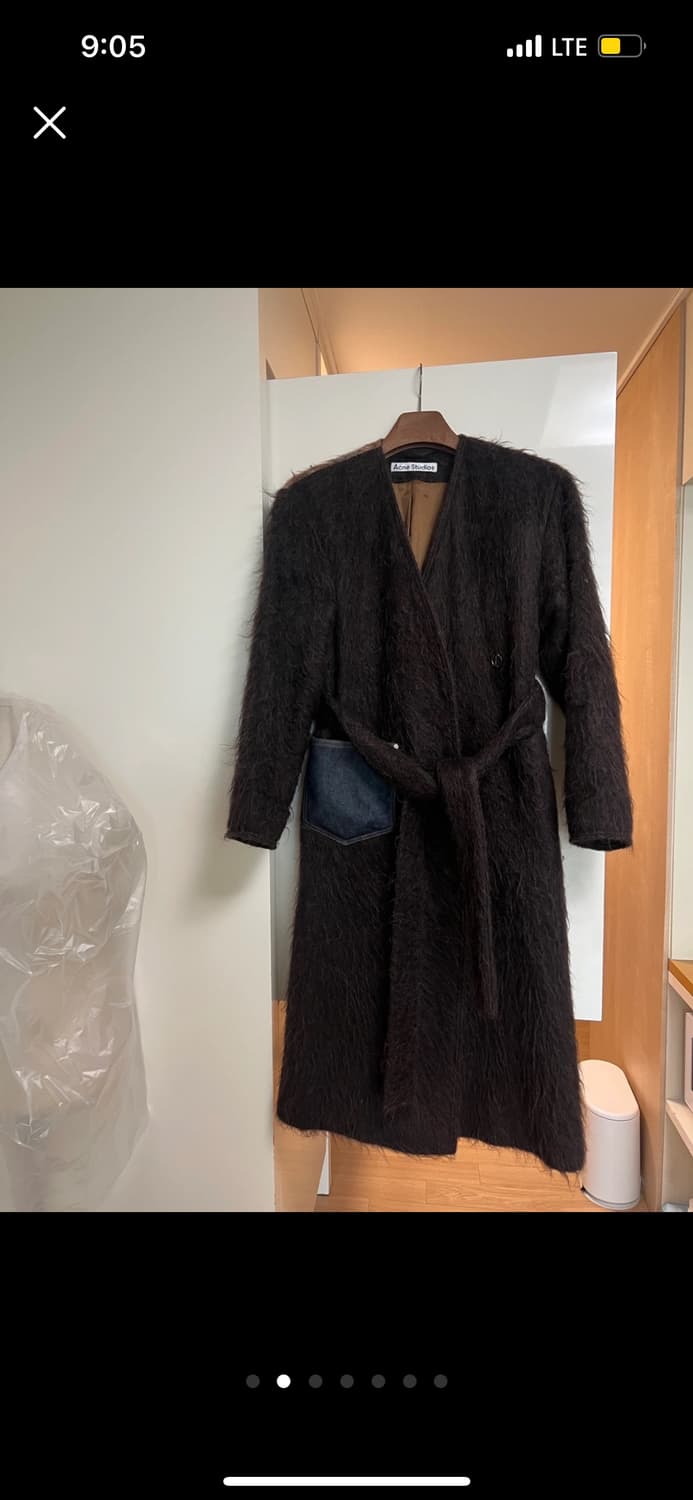 아크네스튜디오 모헤어 롱코트 상품이미지2