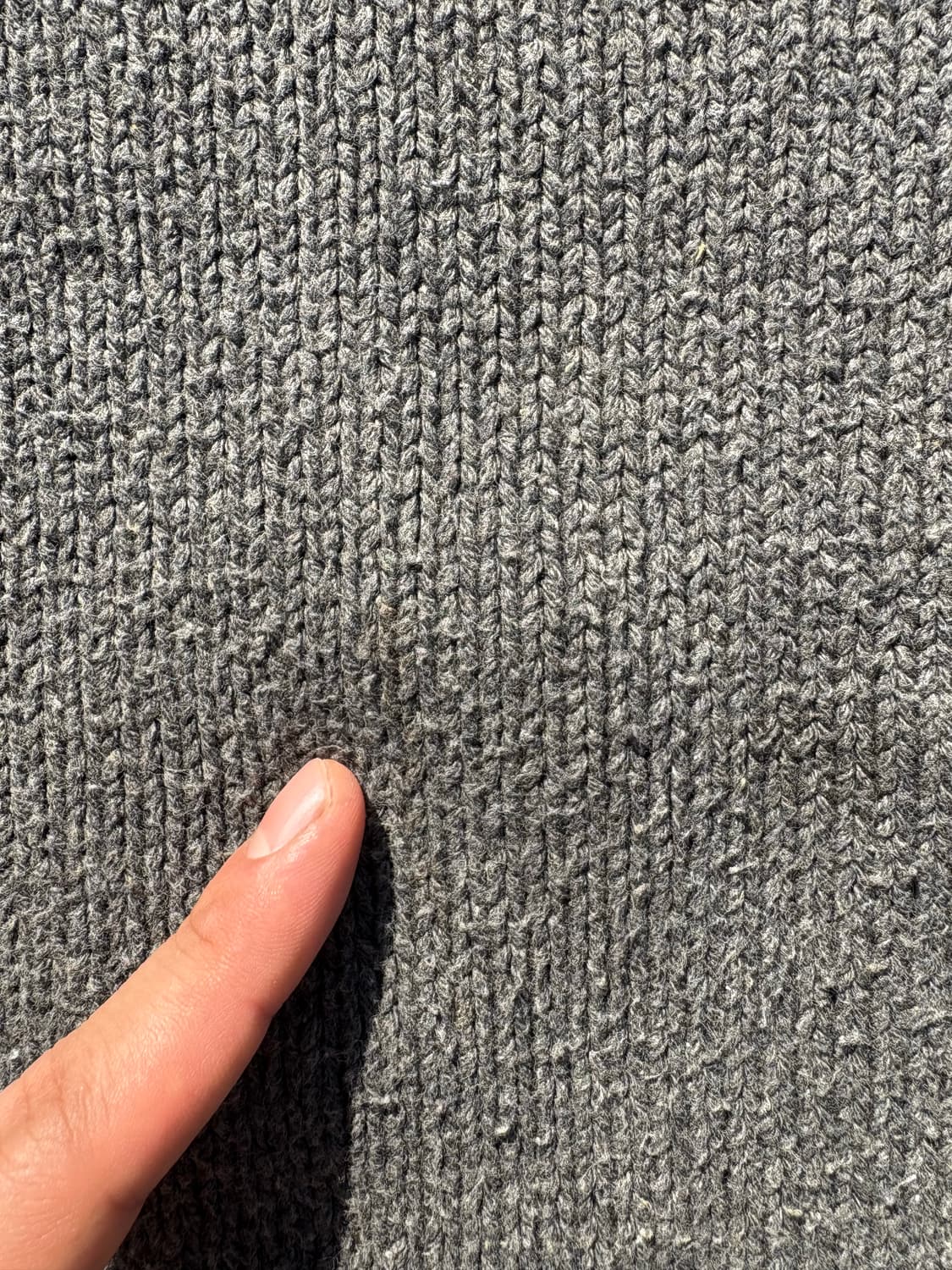 90s 폴로 니트 차콜 상품이미지4