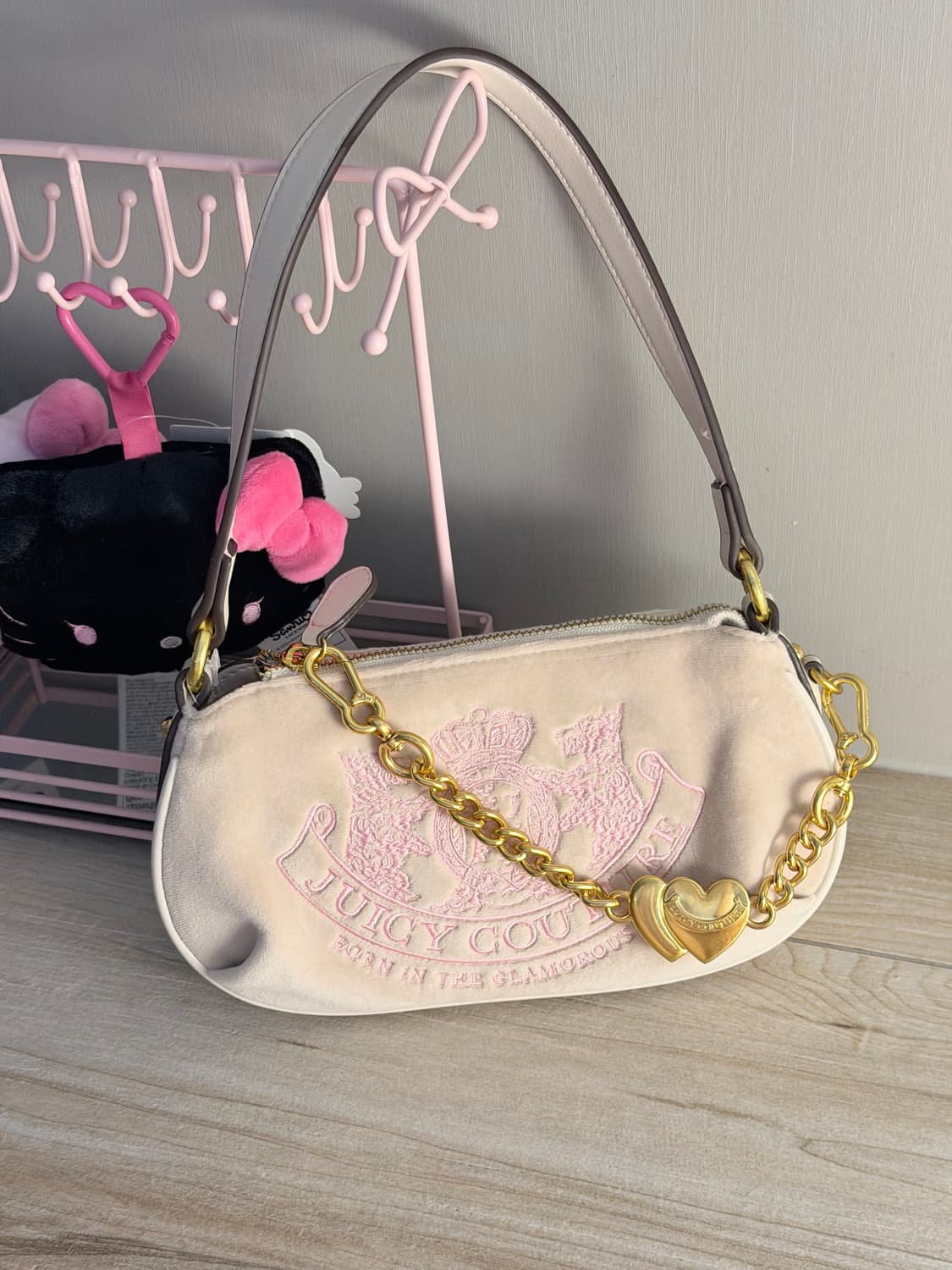 쥬시꾸뛰르 하트체인 숄더백 갸루 핀터깔 y2k 베메클  상품이미지1
