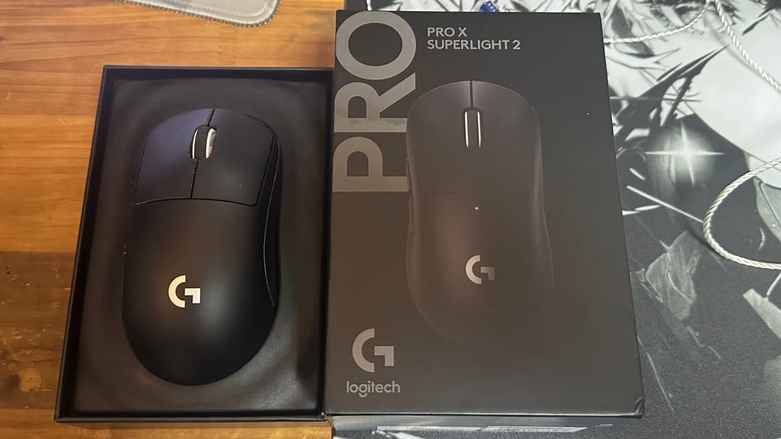 로지텍 지프로 슈퍼라이트2 마우스 블랙판매 상품이미지1