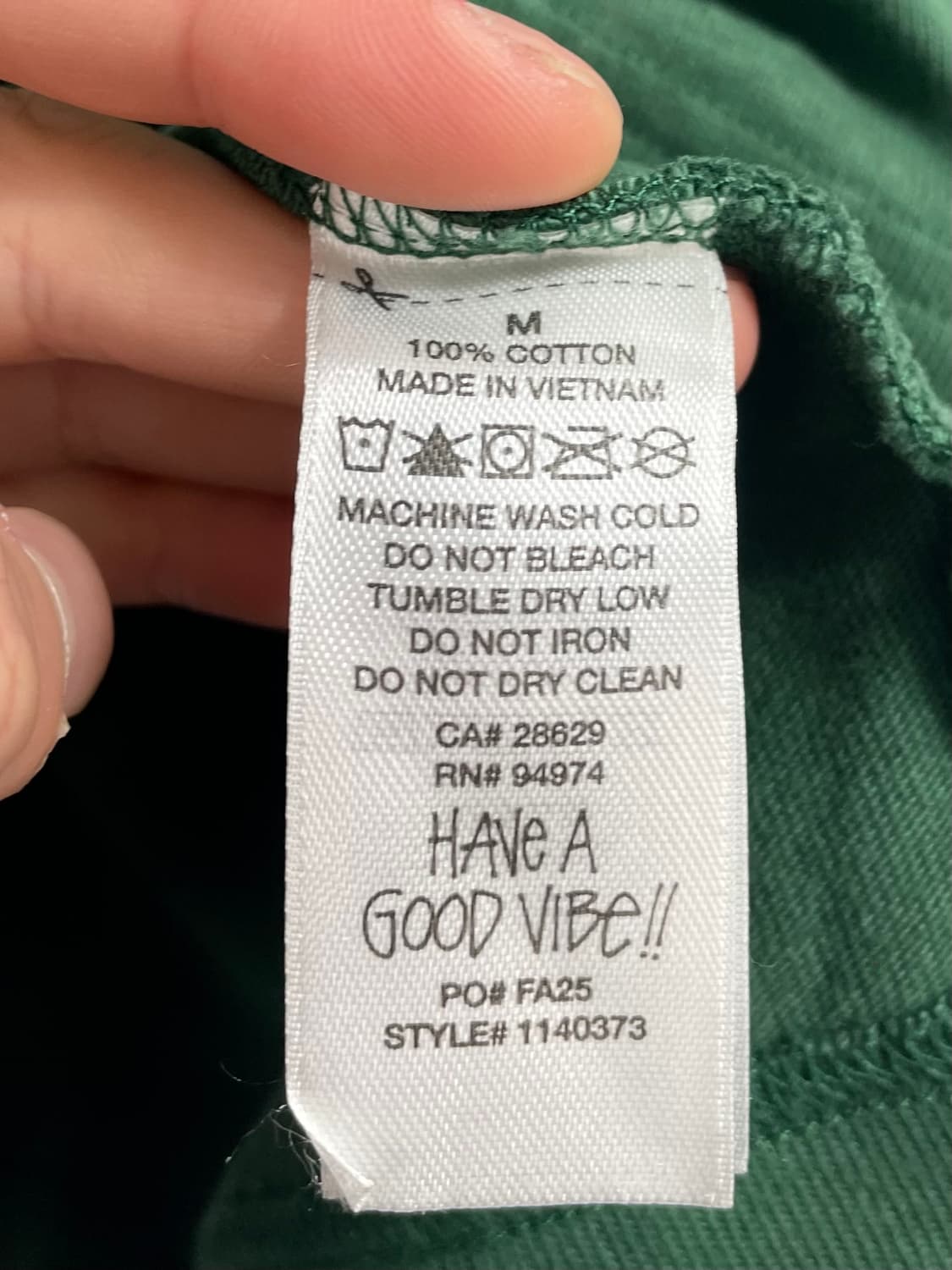 스투시 풋볼 크루 그린 롱슬리브 긴팔티 (on.610)    상품이미지5