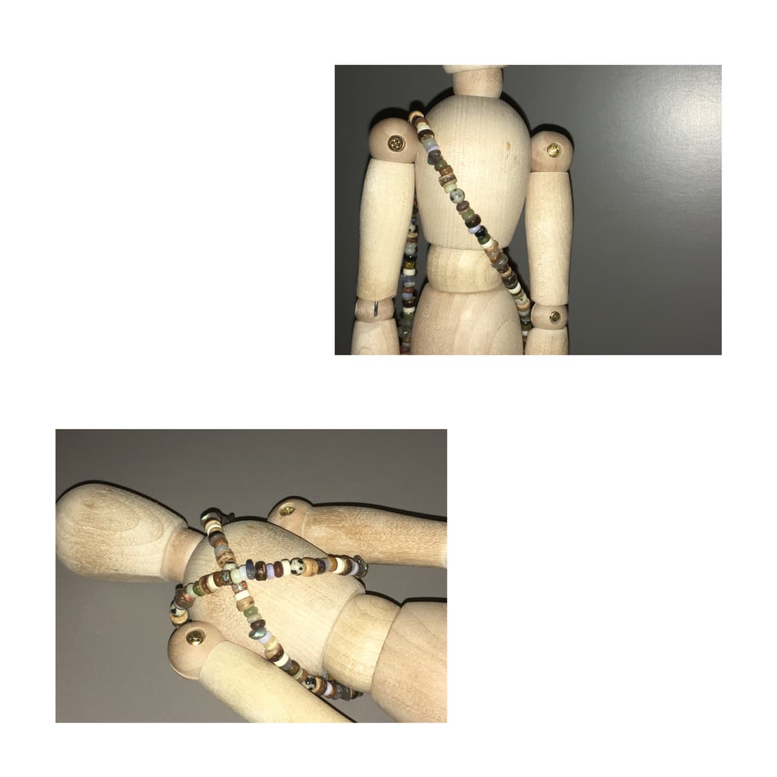 [악] 빈티지 믹스비즈 목걸이 상품이미지3