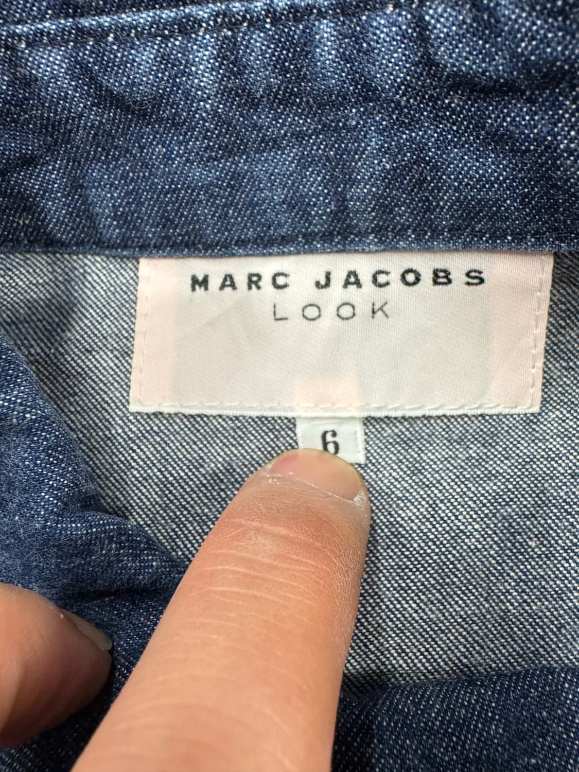 6)Marc Jacobs 빈티지 여성 데님 커버올 자켓 상품이미지4