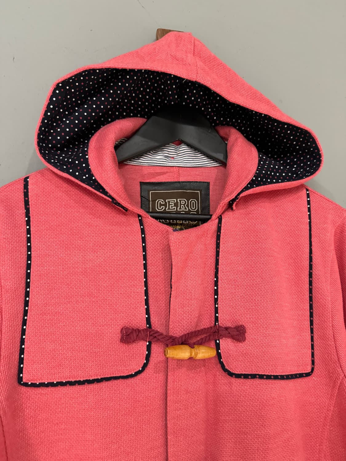 dot point toggle detail hood jacket 상품이미지5
