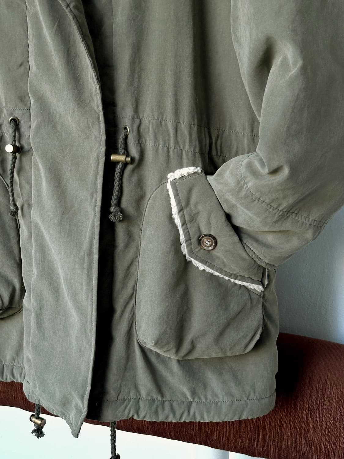 liner fleece mil design hoode coat 상품이미지4