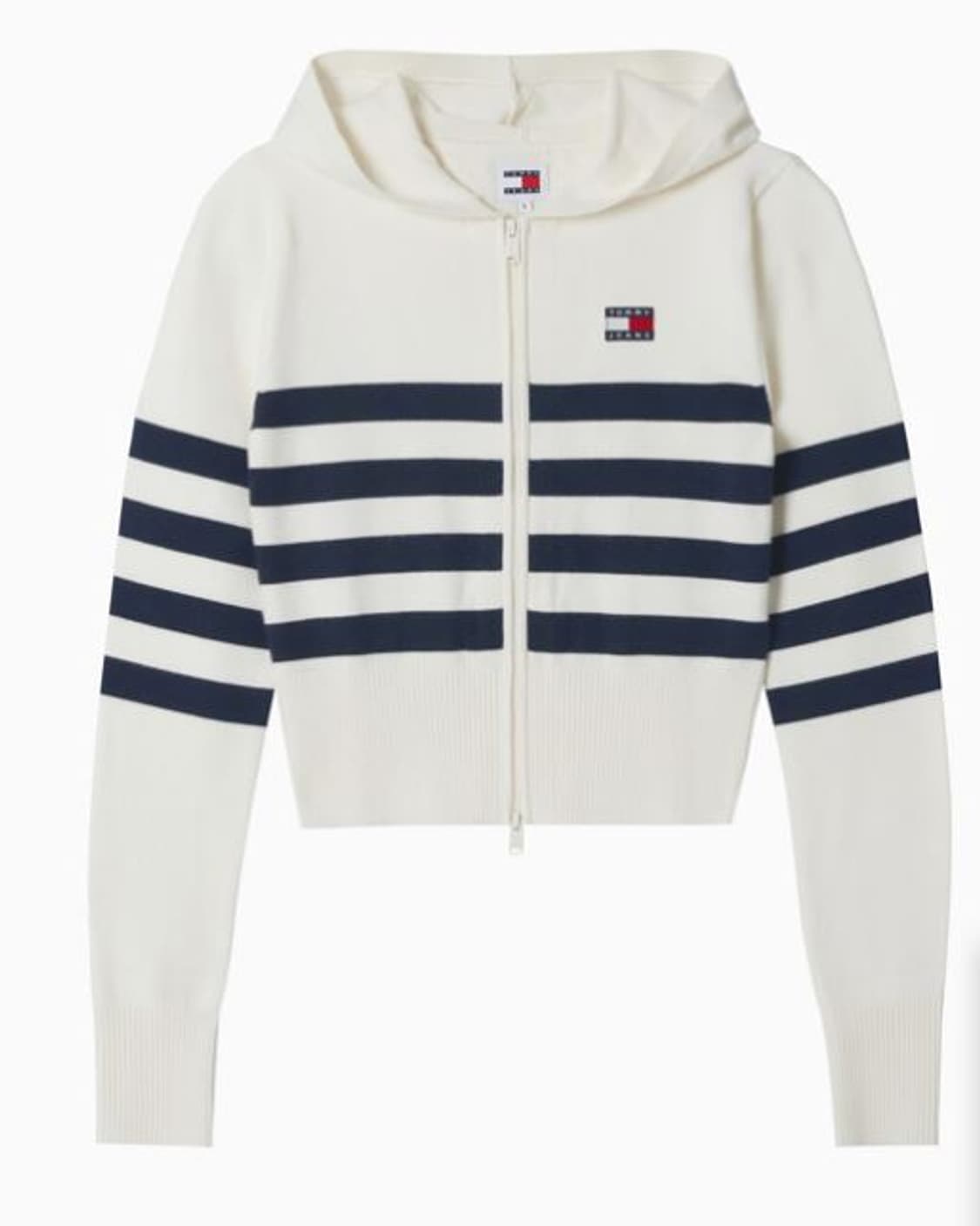 [새상품] 타미진스 장원영 스트라이프 후드 집업 (s) 상품이미지3