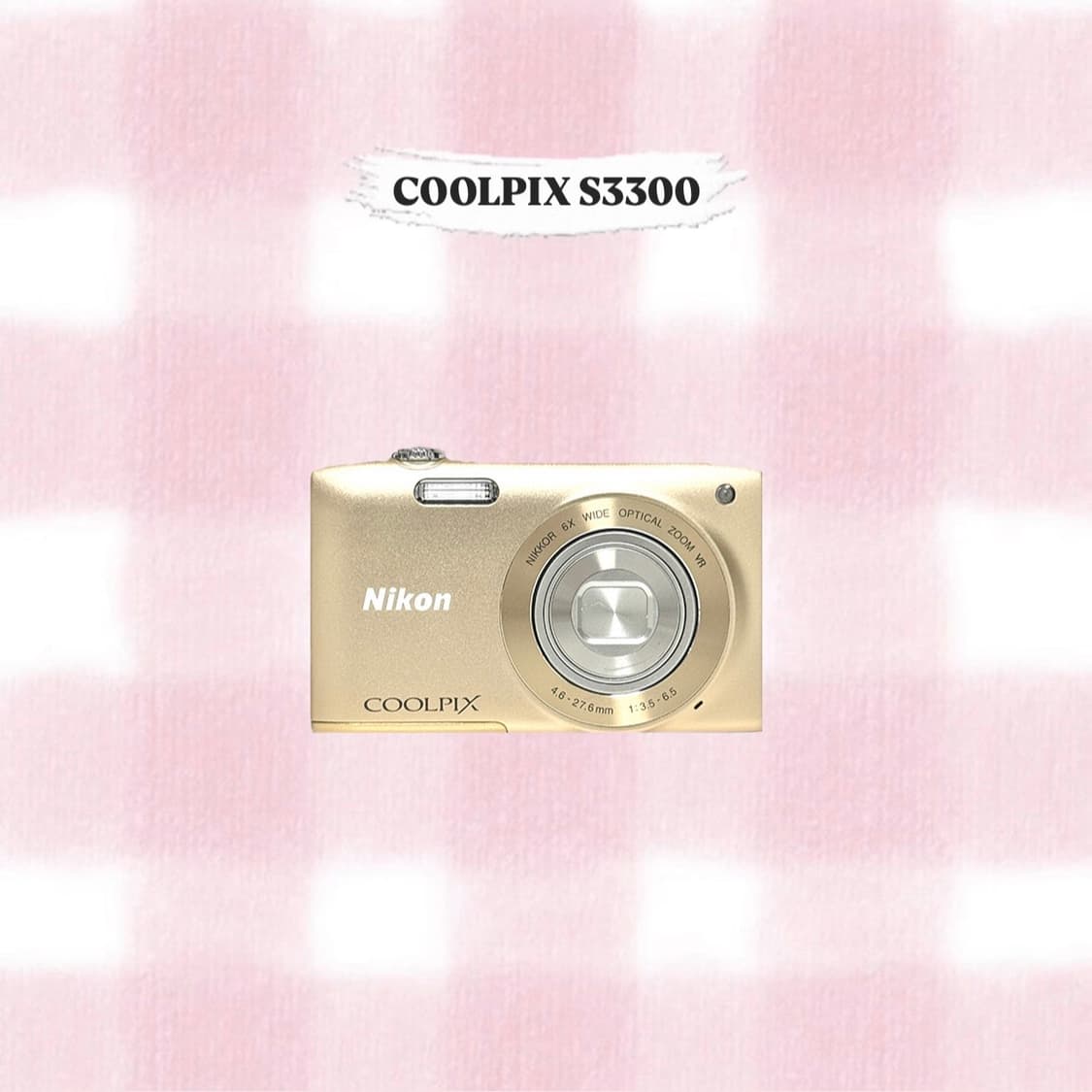 니콘 쿨픽스 S3300 골드 빈티지디카 상품이미지1