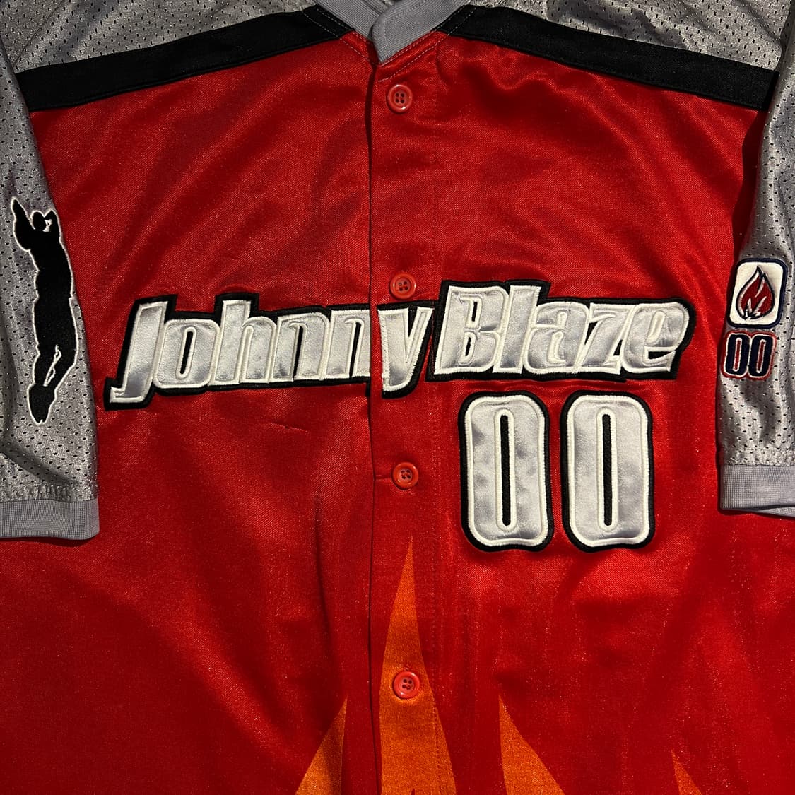 빈티지 90s Johnny Blaze 플레임 저지 상품이미지3