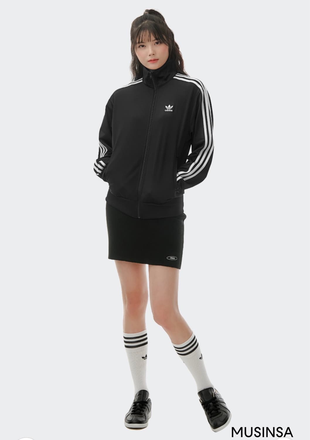 [새상품] M) 아디다스 파이어버드 트랙탑 블랙 상품이미지4