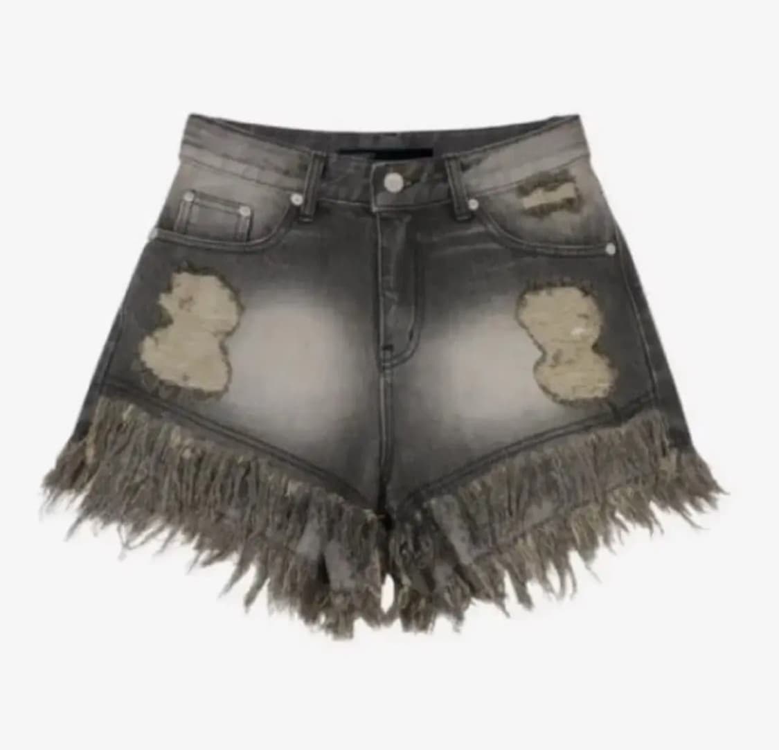 보헤미안서울 보헴서 데미지 워싱 쇼츠 그레이 s 23ver 상품이미지1