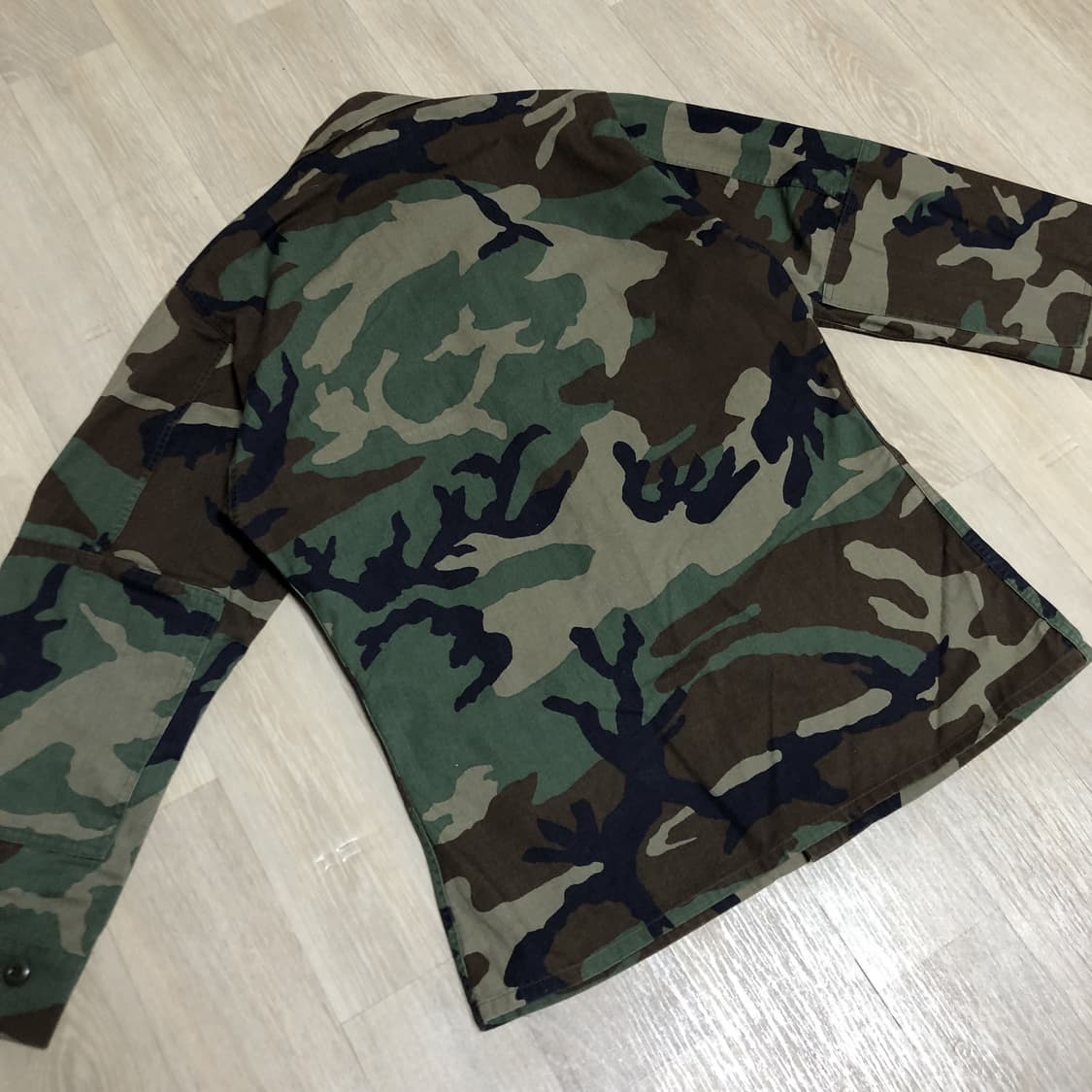 (S-R) 미군 US ARMY 비디유 BDU 우드랜드 춘추용 트윌 자켓 상품이미지8