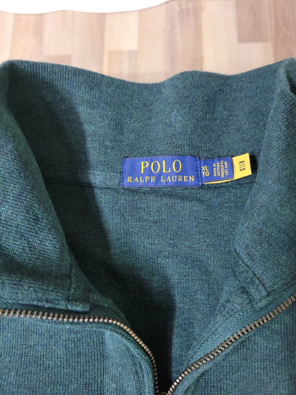 폴로 랄프로렌 그린 반집업 니트 상품이미지5