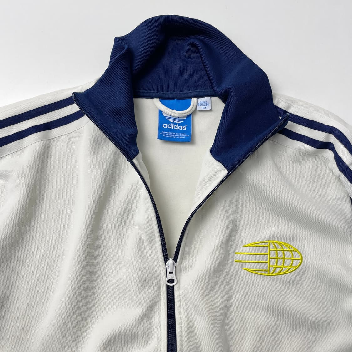 [중고] 아디다스 패치 트랙탑 져지 화이트 110 상품이미지3