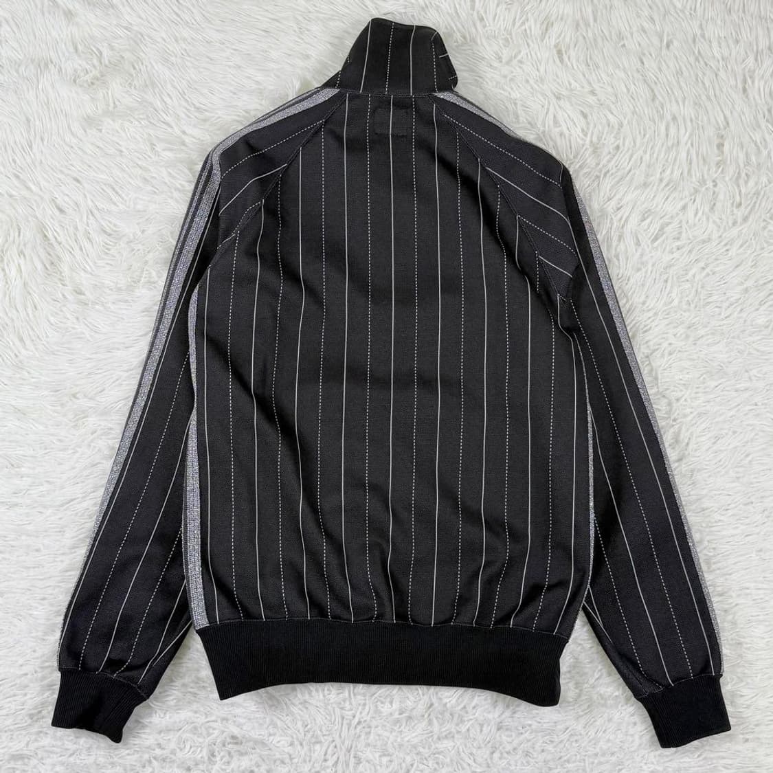 니들스 x 시티샵 스트라이프 트랙 자켓 블랙 상품이미지9