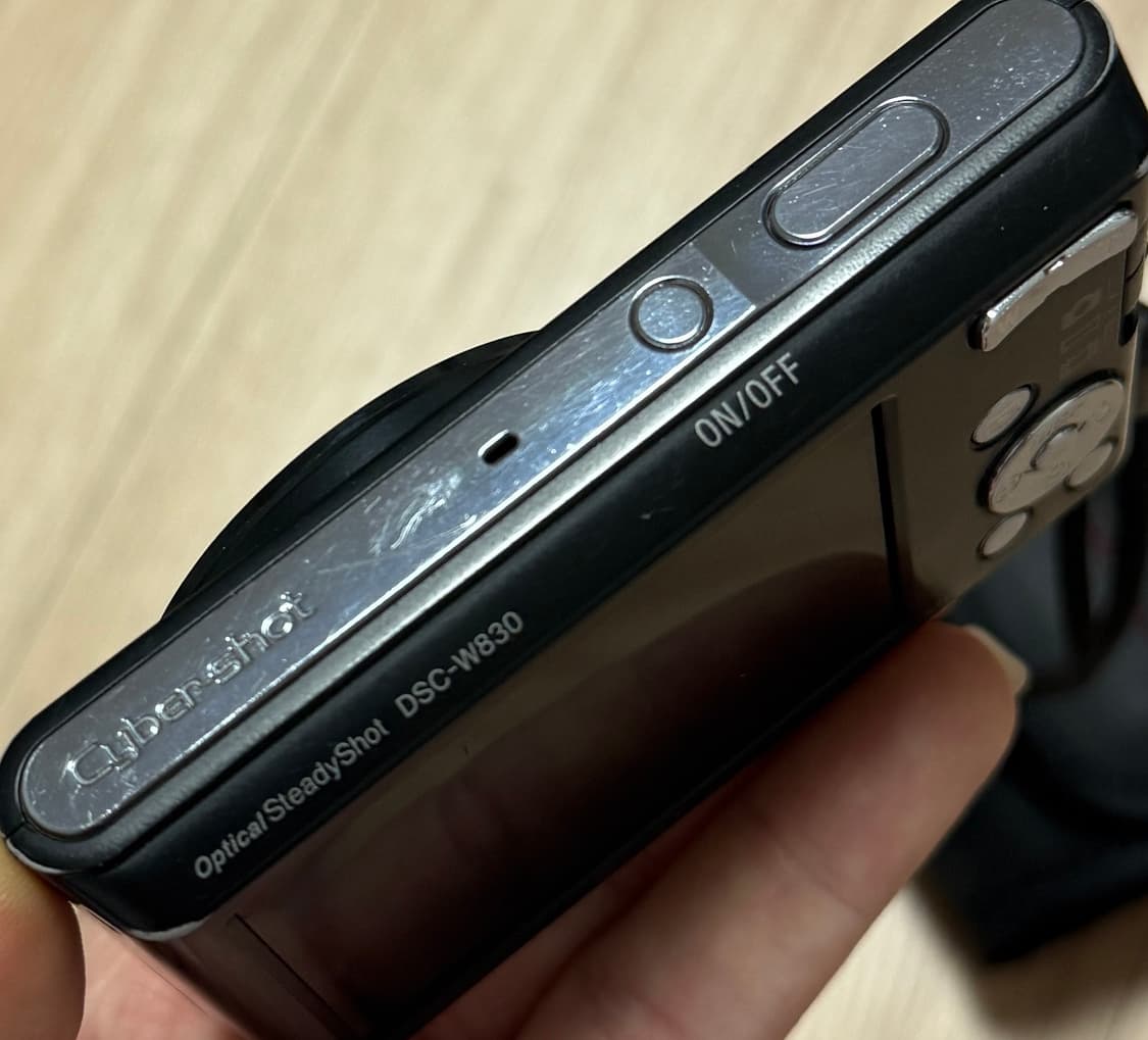 소니 사이버샷 DSC-W830 블랙 색상 카메라 상품이미지3