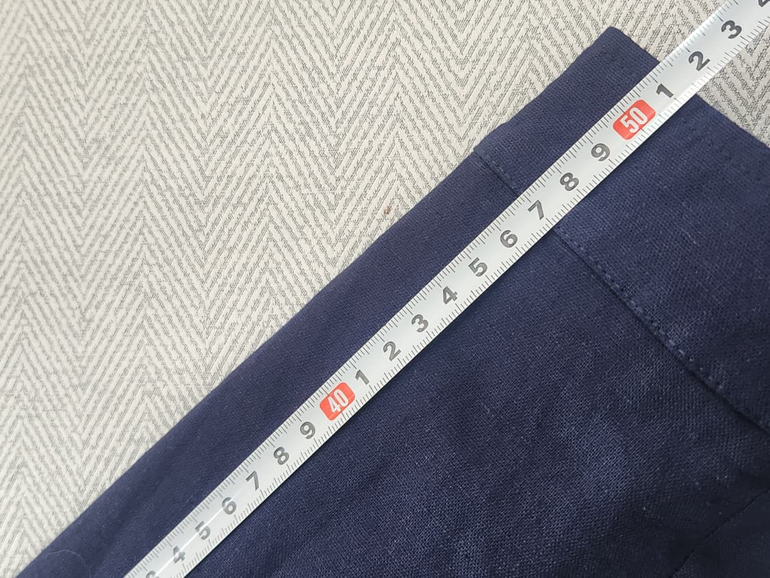 [S] 자라 네이비 크롭 셔츠 자켓 린넨혼방 상품이미지9