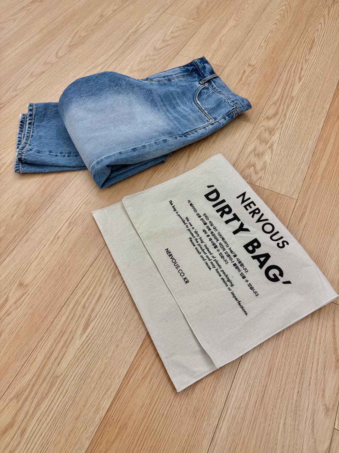 [새상품] 너버스(NERVOUS) 셀비지 데님 워싱 / 5사이즈 상품이미지4