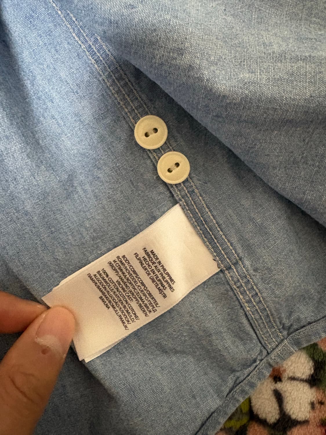 폴로 샴브레이 셔츠 상품이미지4