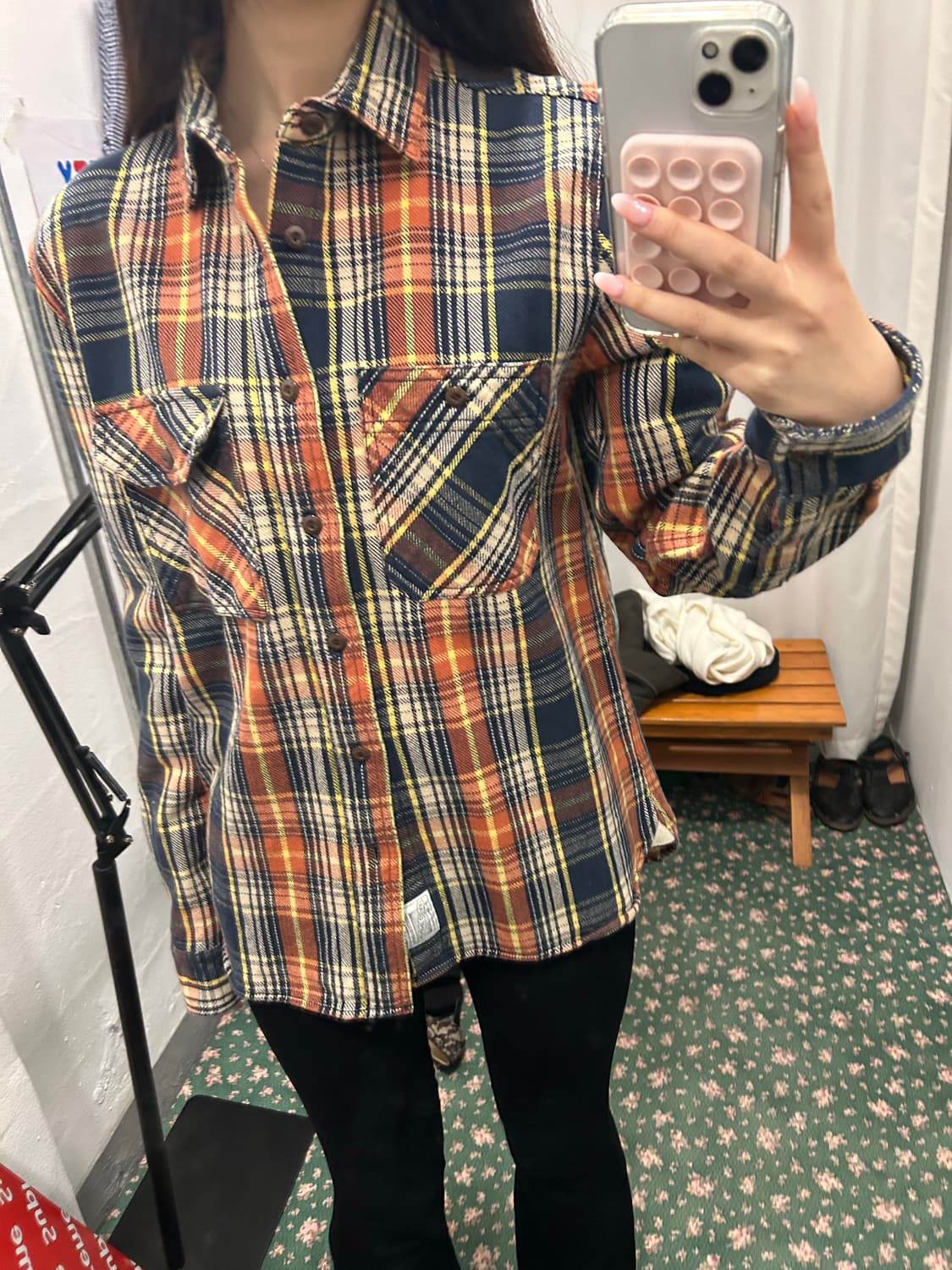 드님 denime gear jpn plaid shirt 상품이미지2