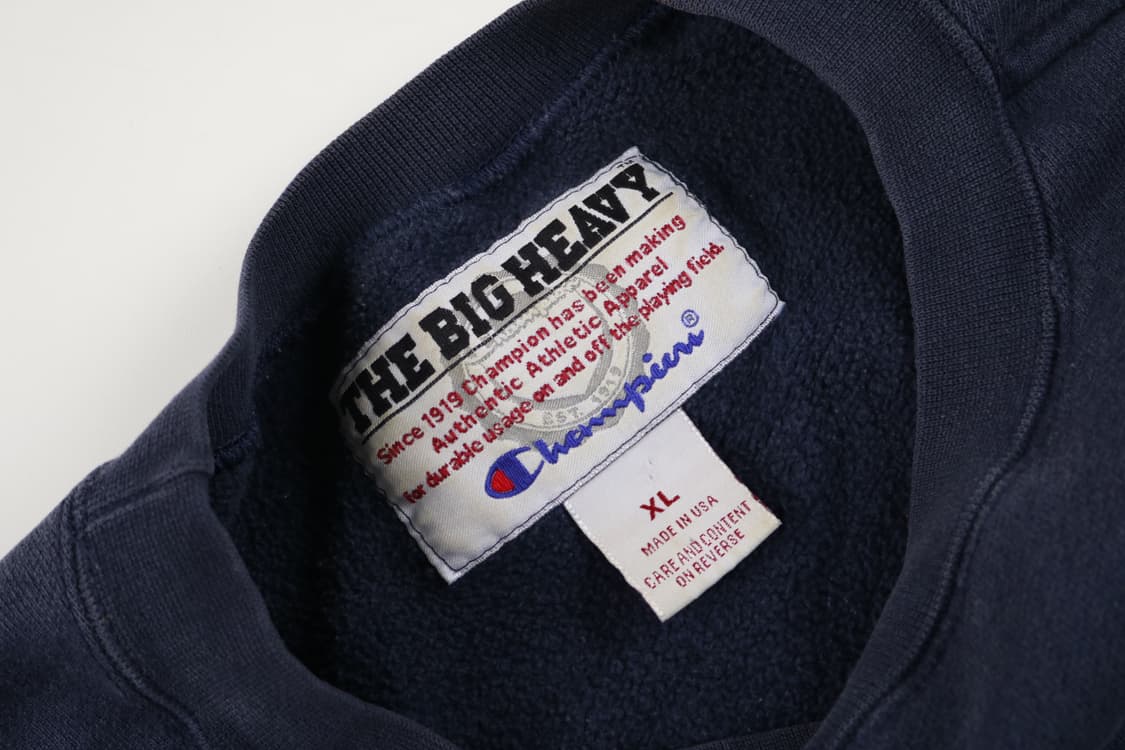 [XL] 90's 챔피온 빅헤비 리버스위브 크롭 맨투맨 상품이미지4