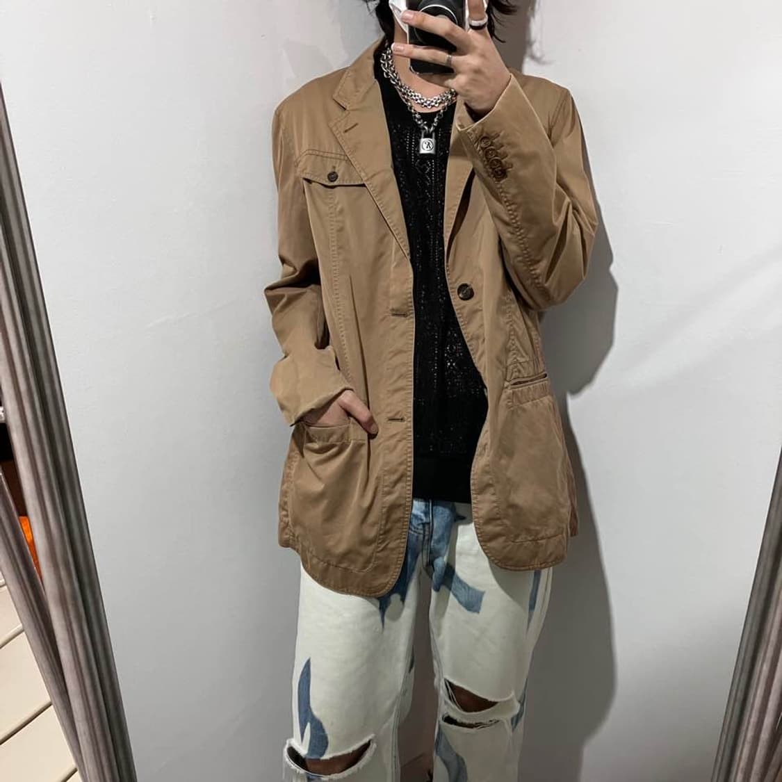 베르사체 아카이브 블레이져 상품이미지1