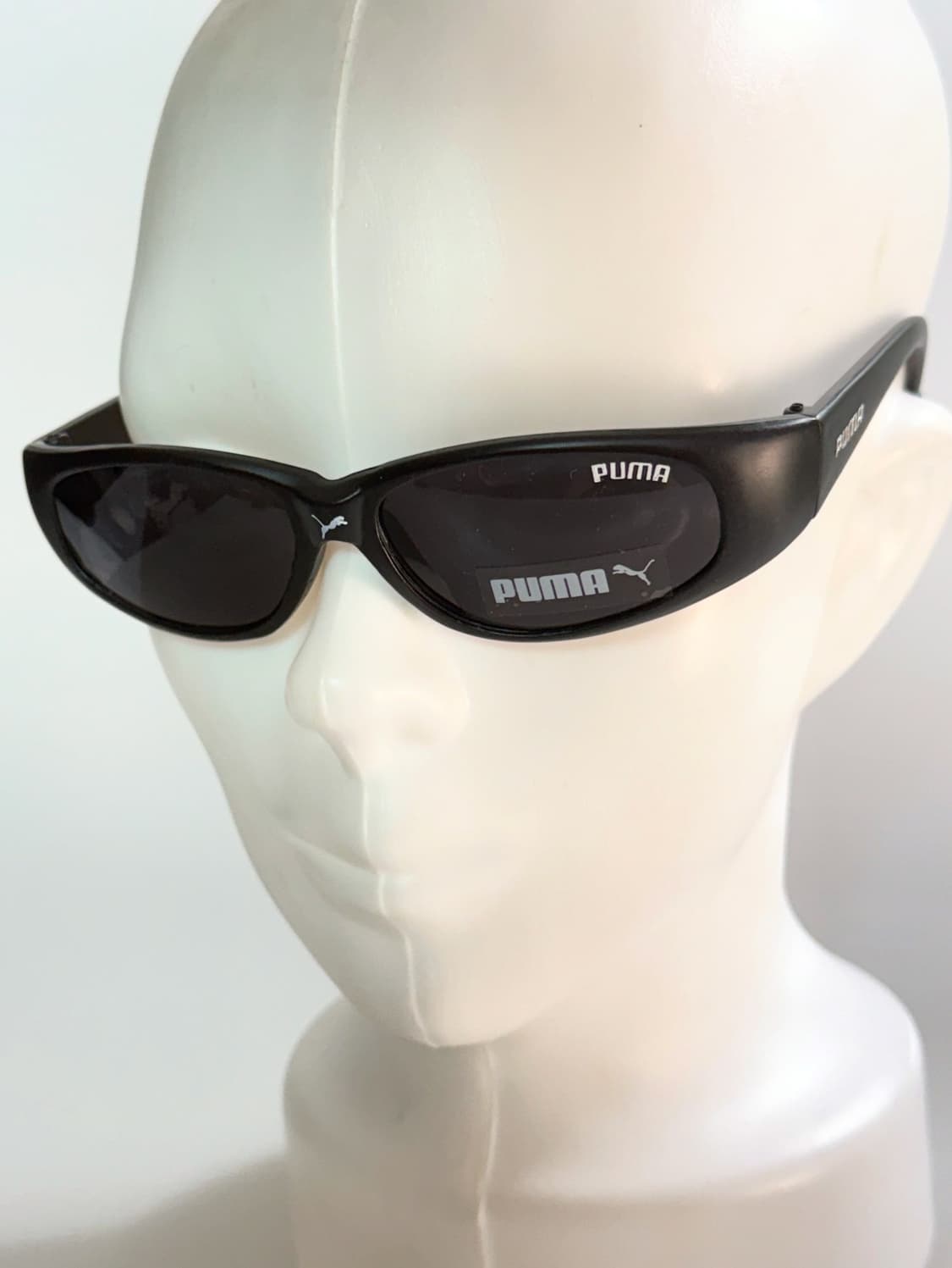90s PUMA 푸마 블랙 스퀘어 스포티 빈티지 선글라스 상품이미지8